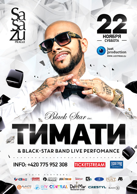 TIMATI & Black start Band Live -Club SaSaZu
 
Praha